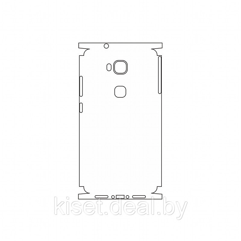 Защитная гидрогелевая пленка KST HG для Huawei GR5 на заднюю крышку и боковые грани - фото 1 - id-p214998028