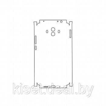 Защитная гидрогелевая пленка KST HG для Huawei Mate 10 на заднюю крышку и боковые грани
