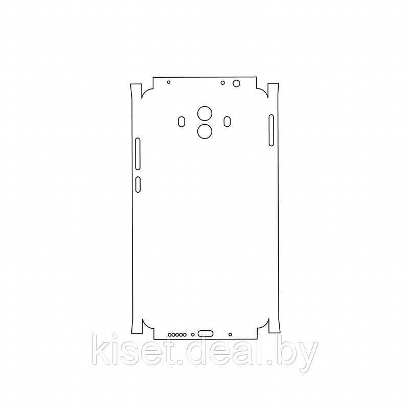 Защитная гидрогелевая пленка KST HG для Huawei Mate 10 на заднюю крышку и боковые грани - фото 1 - id-p214998030