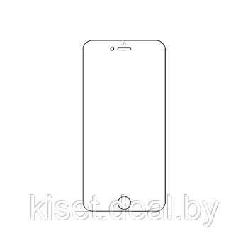 Защитная гидрогелевая пленка KST HG для Apple iPhone 6 Plus / 6s Plus на весь экран прозрачная