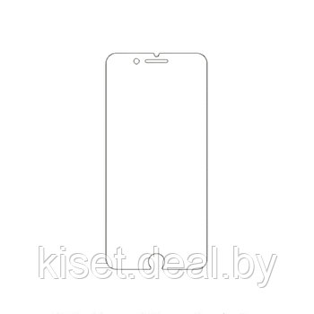 Защитная гидрогелевая пленка KST HG для Apple iPhone 7 Plus на экран до скругления прозрачная
