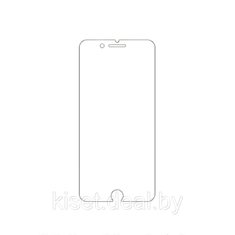 Защитная гидрогелевая пленка KST HG для Apple iPhone 7 Plus на экран до скругления прозрачная - фото 1 - id-p214996976