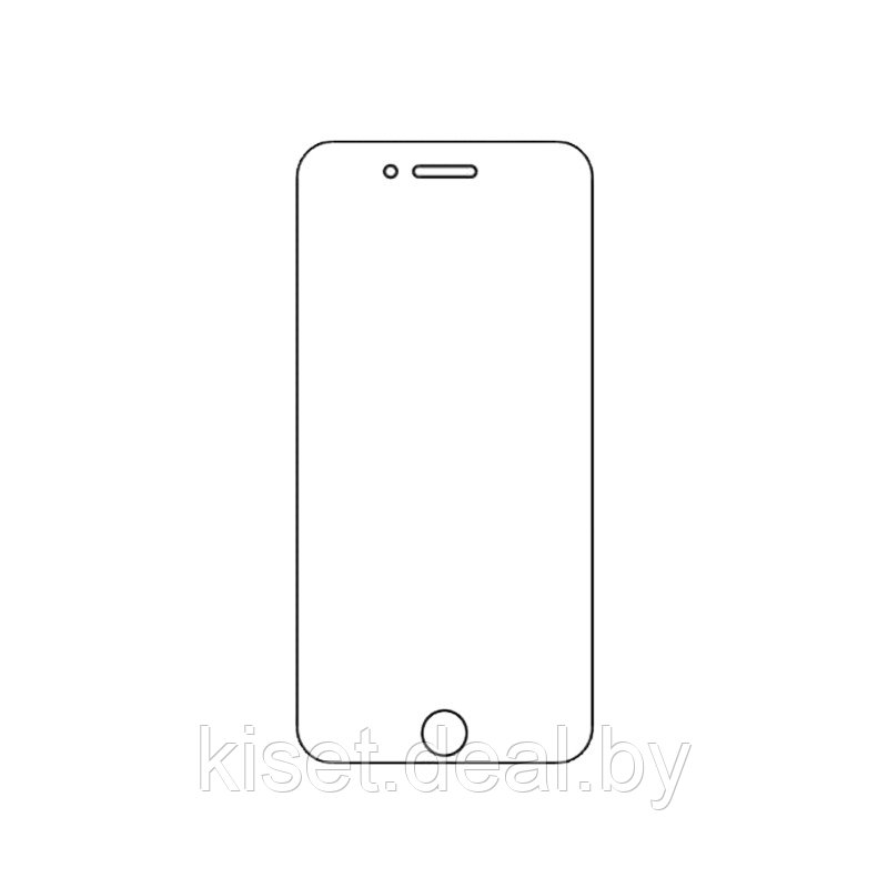 Защитная гидрогелевая пленка KST HG для Apple iPhone 7 Plus на весь экран прозрачная - фото 1 - id-p214996977