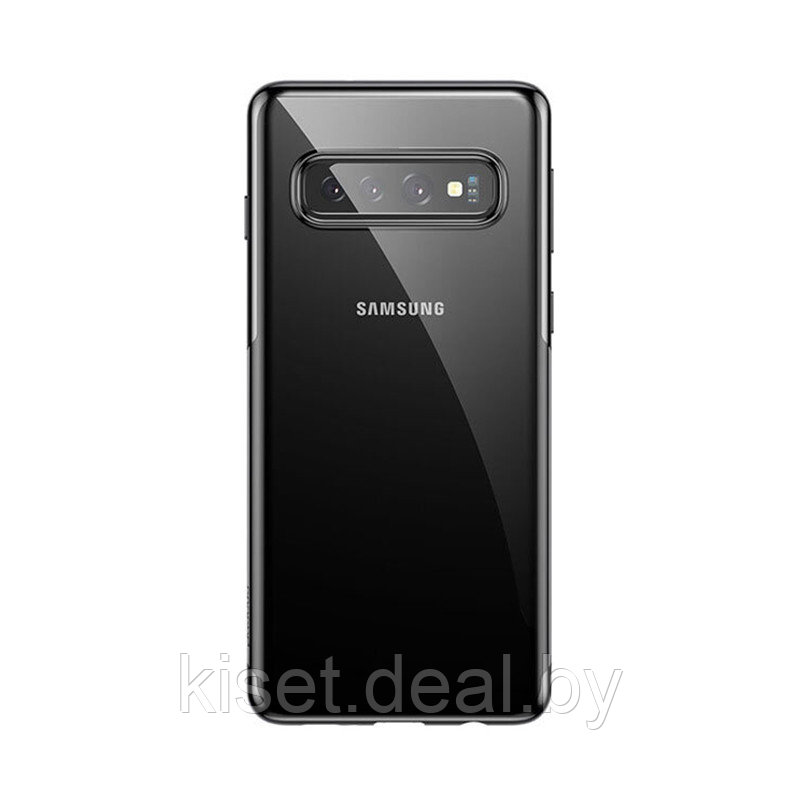Чехол Baseus Shining ARSAS10P-MD01 для Samsung Galaxy S10 Plus черный - фото 2 - id-p214998816