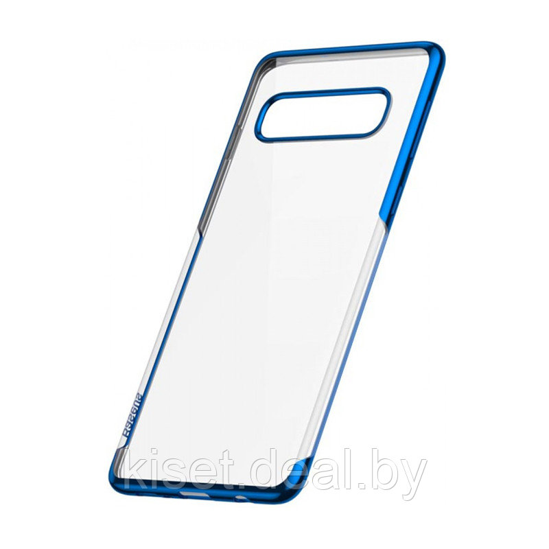 Чехол Baseus Shining ARSAS10P-MD03 для Samsung Galaxy S10 Plus синий - фото 1 - id-p214998817