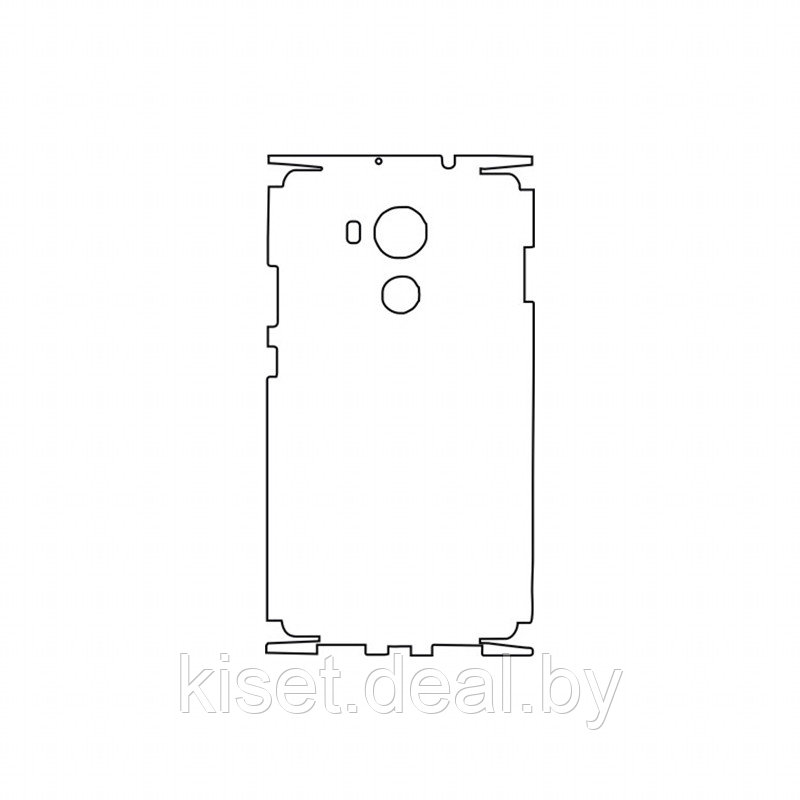 Защитная гидрогелевая пленка KST HG для Huawei Mate 8 на заднюю крышку и боковые грани - фото 1 - id-p214998046