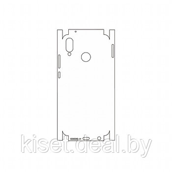 Защитная гидрогелевая пленка KST HG для Huawei P20 Lite (ANE-LX1) на заднюю крышку и боковые грани