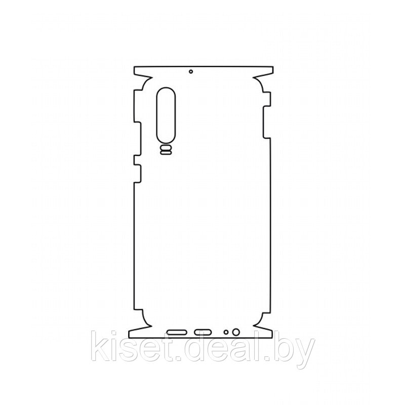 Защитная гидрогелевая пленка KST HG для Huawei P30 на заднюю крышку и боковые грани - фото 1 - id-p214998093