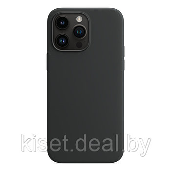 Бампер Silicone Case для iPhone 14 Pro Max черный
