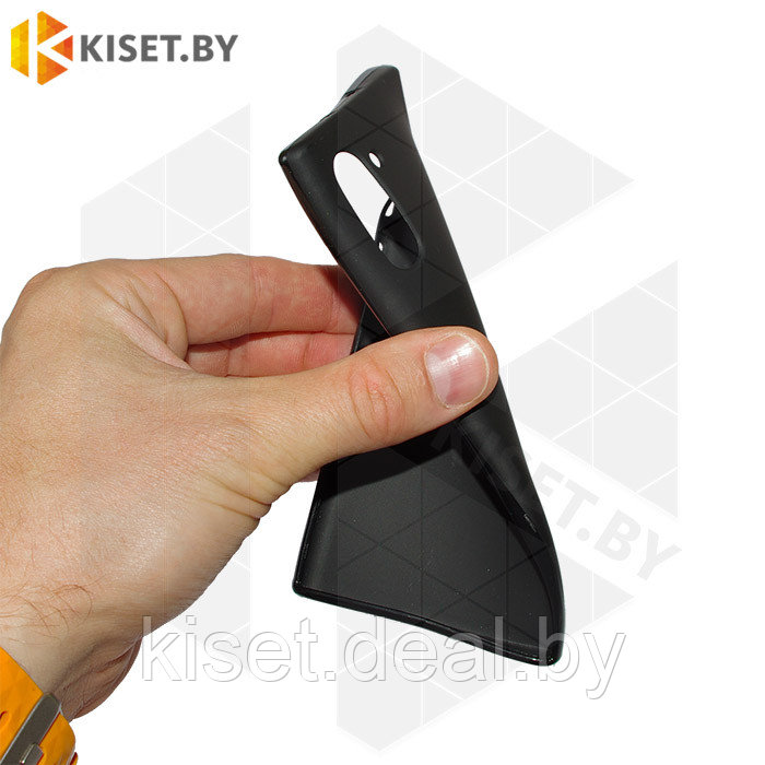 Силиконовый чехол KST MC для Samsung Galaxy Note 10 черный матовый - фото 2 - id-p214996206