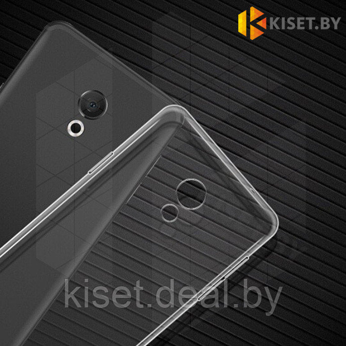 Силиконовый чехол Ultra Thin TPU для Meizu 15 Lite прозрачный - фото 2 - id-p214996211