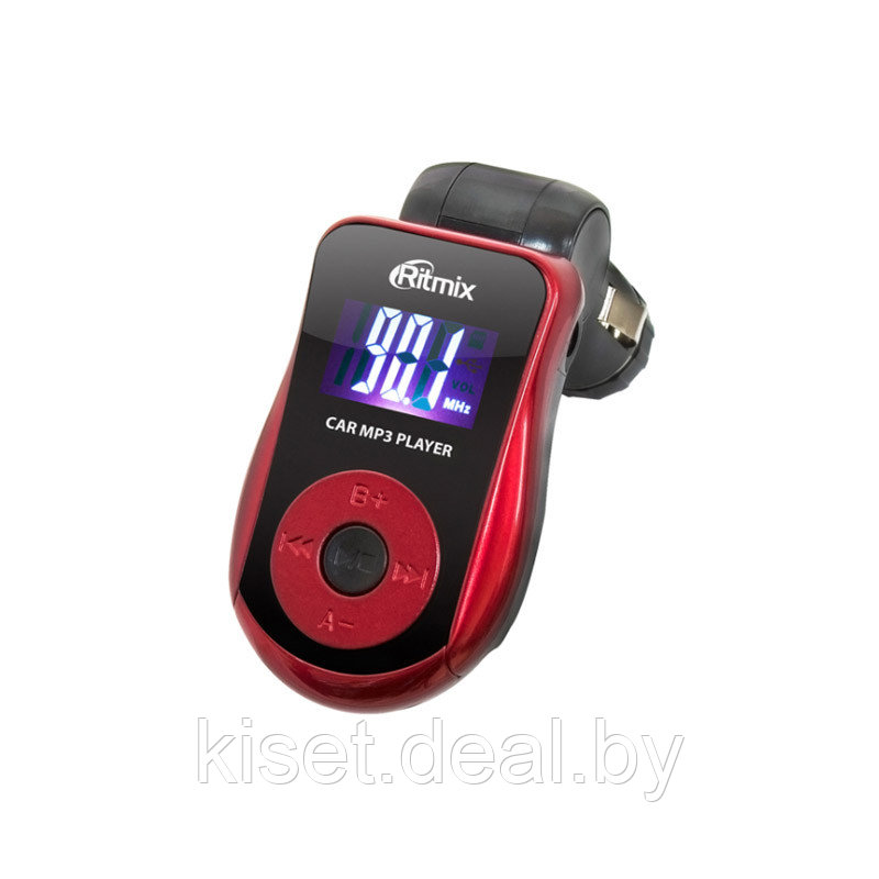 FM модулятор Ritmix FMT-A720 красный - фото 1 - id-p214998857