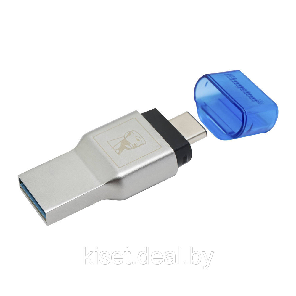 Карт-ридер Kingston FCR-ML3C USB3.1 + Type-C для microSD / microSDHC / microSDXC - фото 2 - id-p214999551