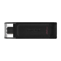 Флешка Type-C Flash Kingston DataTraveler 70 32GB (DT70/32GB) черный