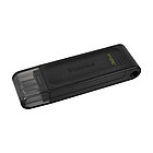 Флешка Type-C Flash Kingston DataTraveler 70 32GB (DT70/32GB) черный, фото 2