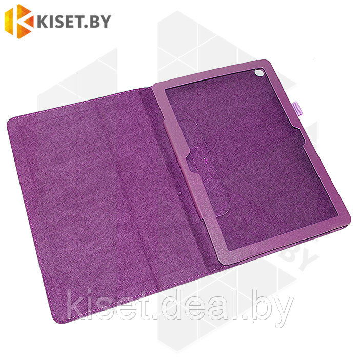 Чехол-книжка KST Classic case для Huawei MediaPad M5 Lite 10 фиолетовый - фото 2 - id-p214996225