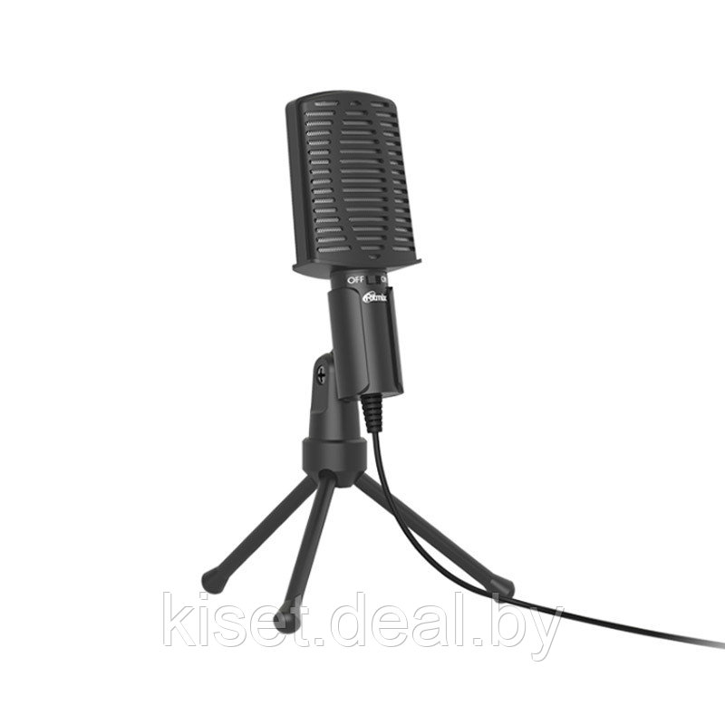 Микрофон Ritmix RDM-125 3,5mm с подставкой - фото 1 - id-p214998882