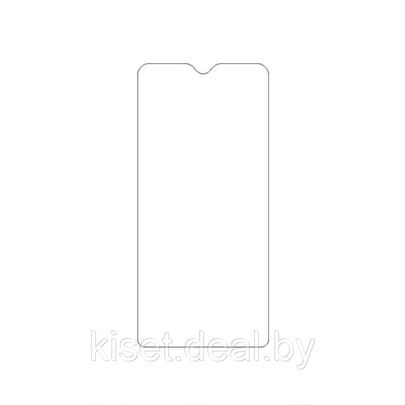 Защитная гидрогелевая пленка KST HG для Xiaomi Redmi Note 8 Pro на экран до скругления прозрачная - фото 1 - id-p214997092