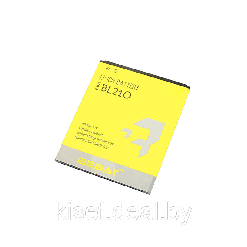 Аккумулятор BEBAT BL210 для Lenovo S820 / S606 / A536 / A656 / S650 / A766 / A606 - фото 1 - id-p214996231