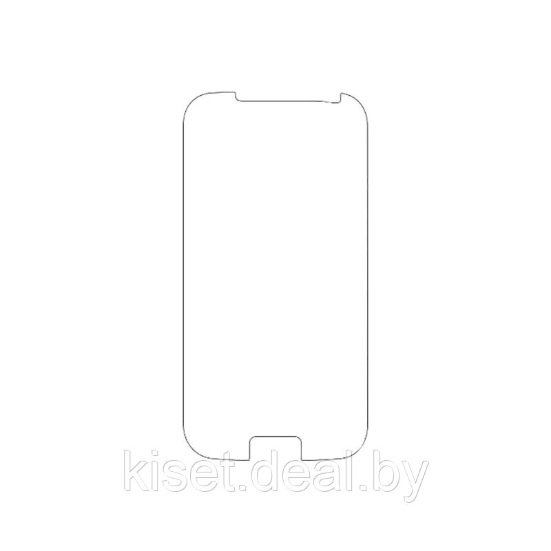 Защитная гидрогелевая пленка KST HG для Samsung Galaxy S4 Zoom на экран до скругления прозрачная - фото 1 - id-p214997127