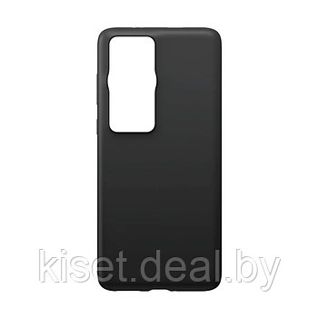 Soft-touch бампер KST Silicone Cover для Huawei P60 / P60 Pro черный