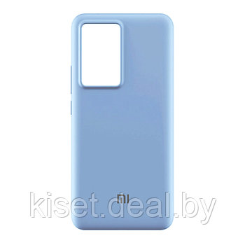 Soft-touch бампер KST Silicone Cover для Xiaomi Poco F5 / Redmi Note 12 Turbo фиалковый