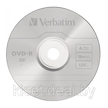 Оптический диск Verbatim DVD-R 16x 4.7 GB 120min