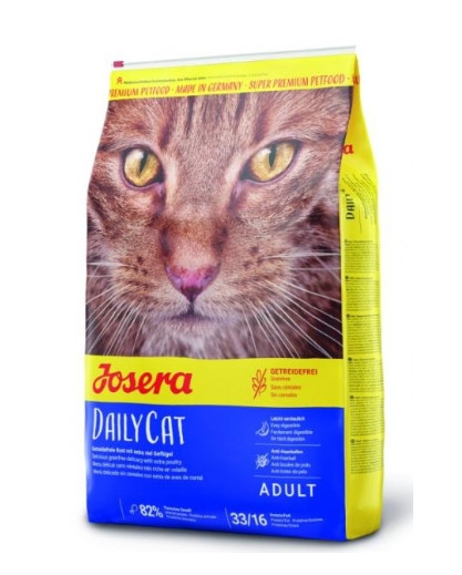 Сухой корм для кошек Josera DallyCat (домашняя птица) 10 кг - фото 1 - id-p214995289