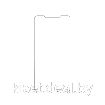 Защитная гидрогелевая пленка KST HG для Samsung Galaxy C5 Pro на экран до скругления прозрачная