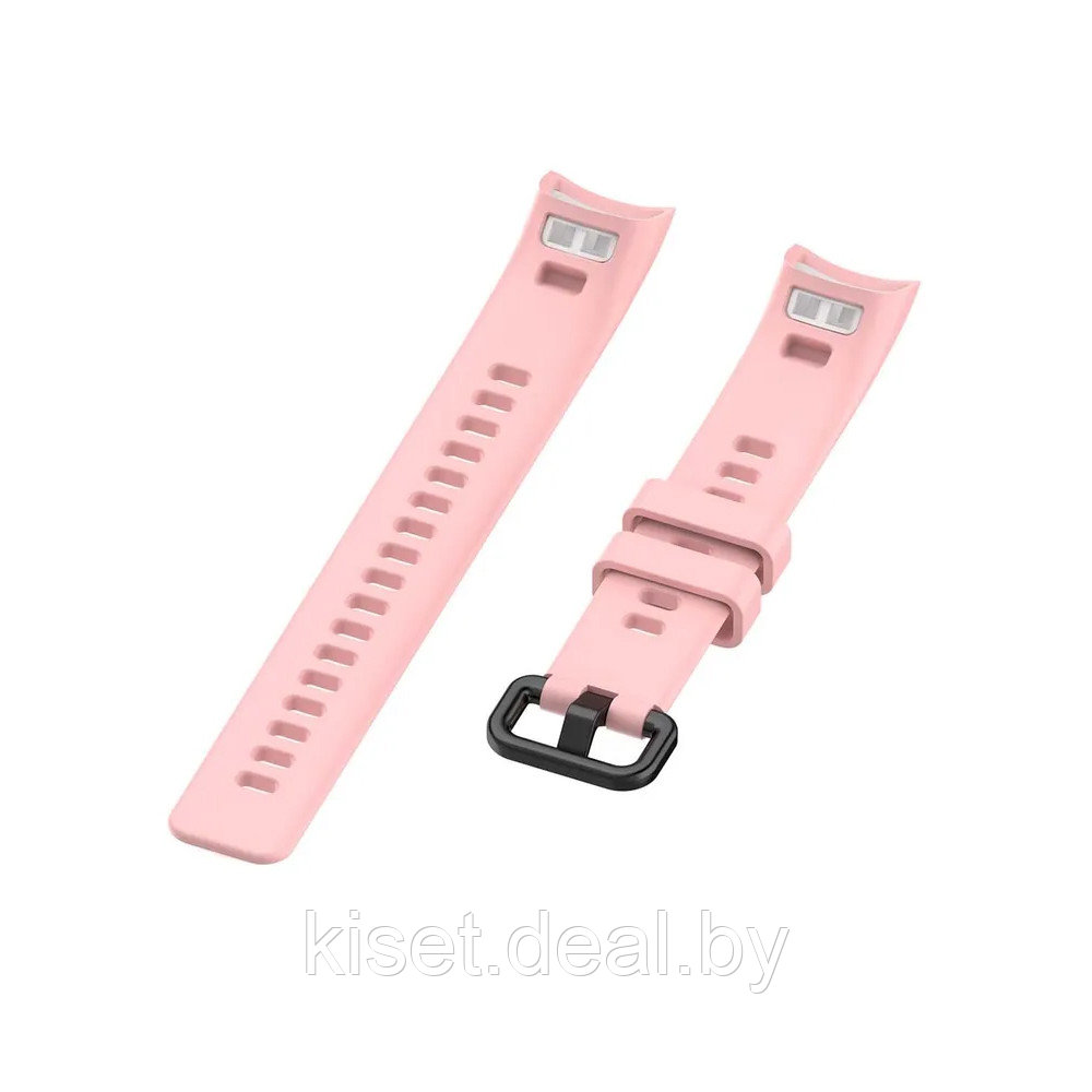 Силиконовый ремешок для HONOR Band 4 розовый - фото 2 - id-p214999661