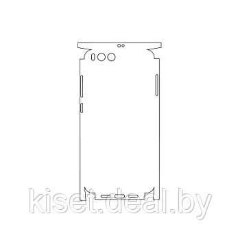 Защитная гидрогелевая пленка KST HG для Xiaomi Mi6 на заднюю крышку и боковые грани