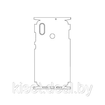 Защитная гидрогелевая пленка KST HG для Xiaomi Mi 8 на заднюю крышку и боковые грани