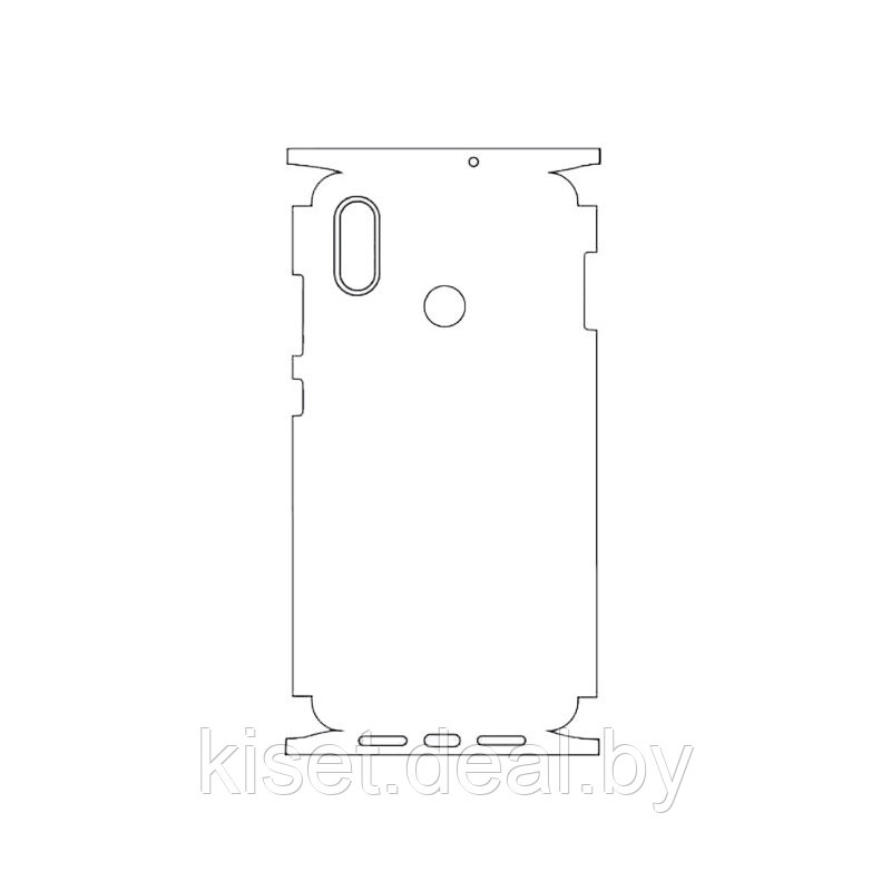 Защитная гидрогелевая пленка KST HG для Xiaomi Mi 8 на заднюю крышку и боковые грани - фото 1 - id-p214998249