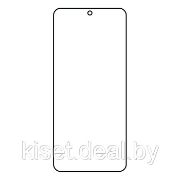 Защитная гидрогелевая пленка KST HG для Xiaomi Redmi Note 12 5G на весь экран прозрачная