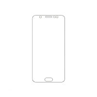 Защитная гидрогелевая пленка KST HG для Samsung Galaxy J7 (2016) J710 на экран до скругления прозрачная