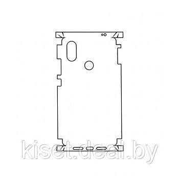 Защитная гидрогелевая пленка KST HG для Xiaomi Mi 8 SE на заднюю крышку и боковые грани