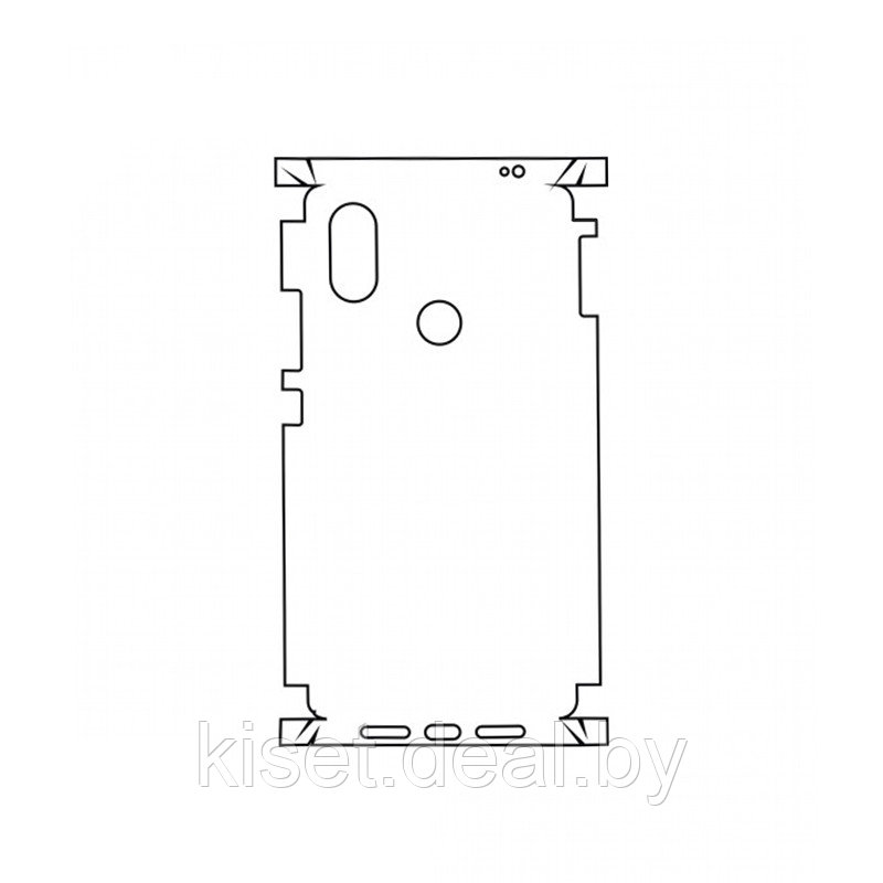 Защитная гидрогелевая пленка KST HG для Xiaomi Mi 8 SE на заднюю крышку и боковые грани - фото 1 - id-p214998254