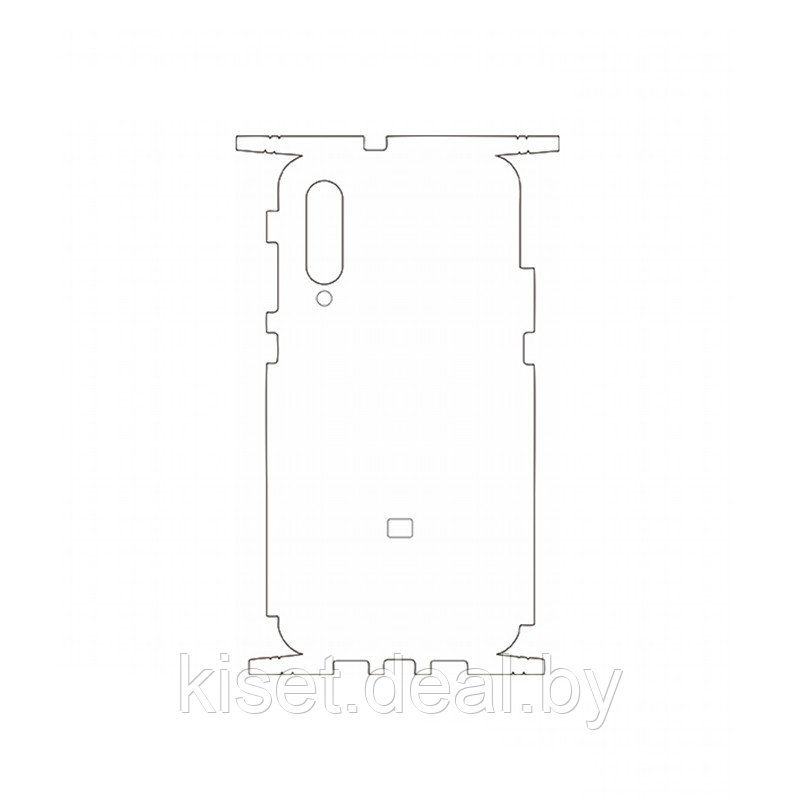Защитная гидрогелевая пленка KST HG для Xiaomi Mi9 на заднюю крышку и боковые грани - фото 1 - id-p214998256