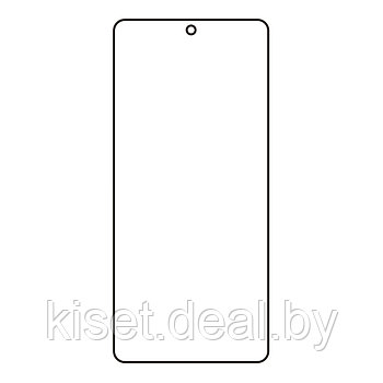 Защитная гидрогелевая пленка KST HG для Xiaomi Redmi Note 12 Turbo на весь экран прозрачная
