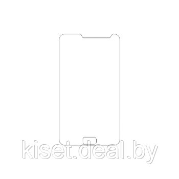 Защитная гидрогелевая пленка KST HG для Samsung Galaxy Note II (N7100) на экран до скругления прозрачная