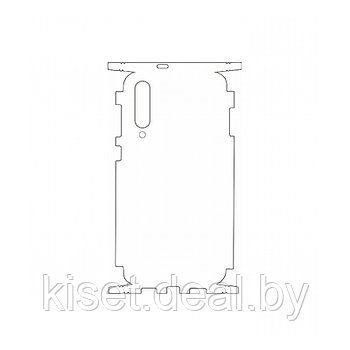 Защитная гидрогелевая пленка KST HG для Xiaomi Mi 9 SE на заднюю крышку и боковые грани