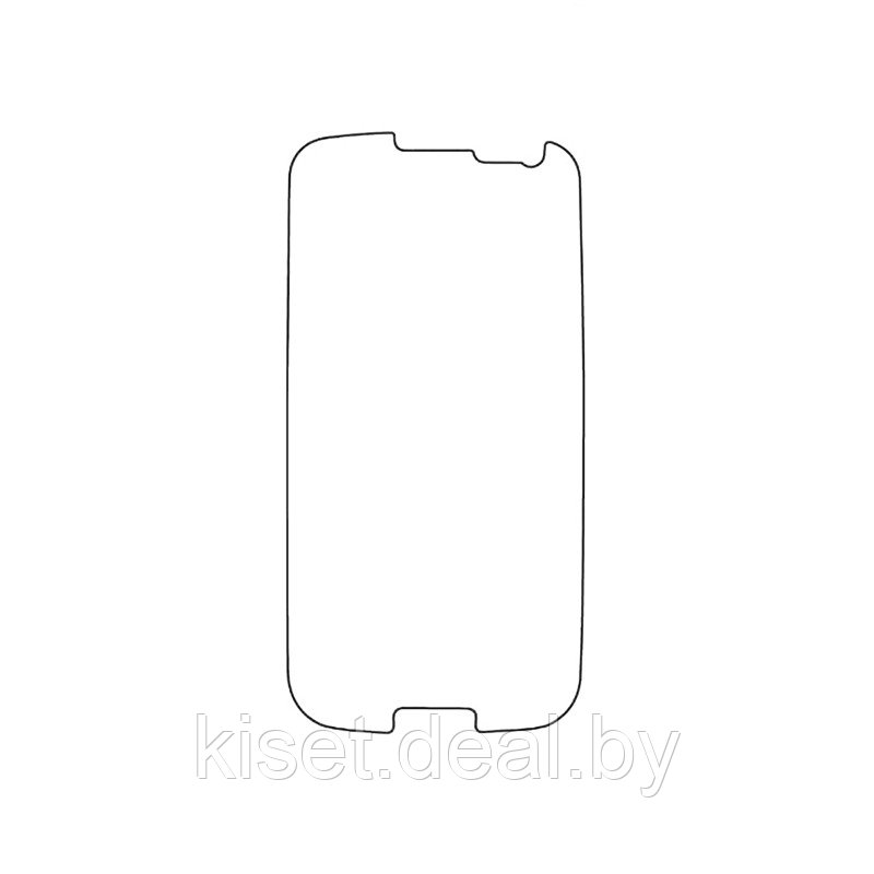 Защитная гидрогелевая пленка KST HG для Samsung Galaxy S III (i9300) на весь экран прозрачная - фото 1 - id-p214997213