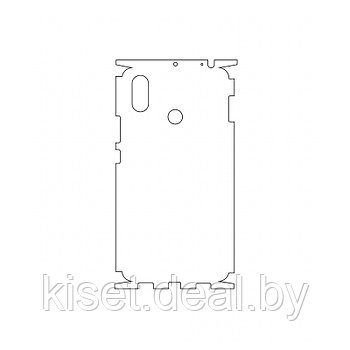 Защитная гидрогелевая пленка KST HG для Xiaomi Mi Max 3 на заднюю крышку и боковые грани