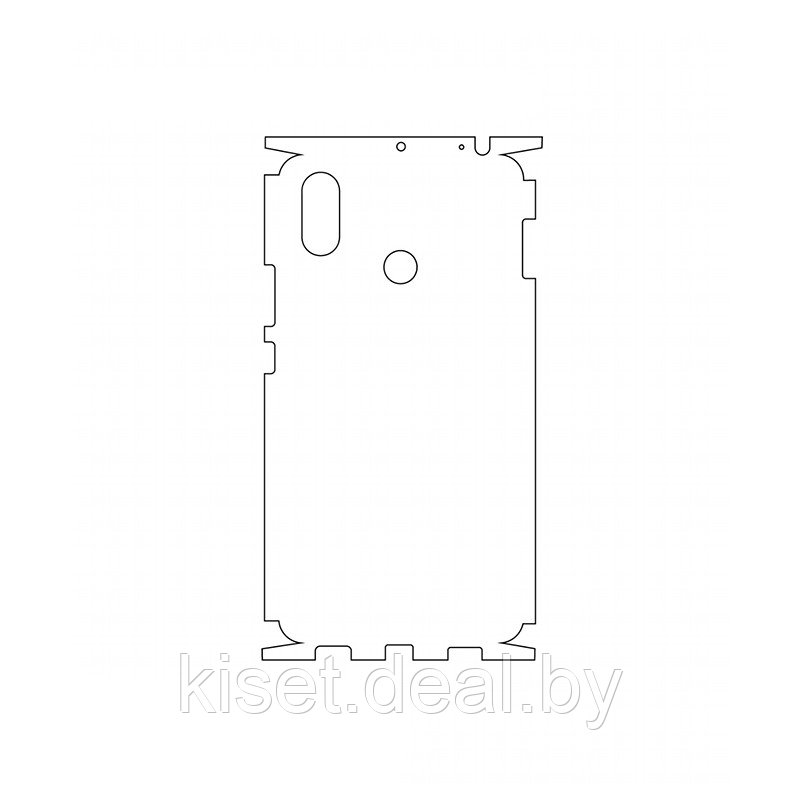 Защитная гидрогелевая пленка KST HG для Xiaomi Mi Max 3 на заднюю крышку и боковые грани - фото 1 - id-p214998269