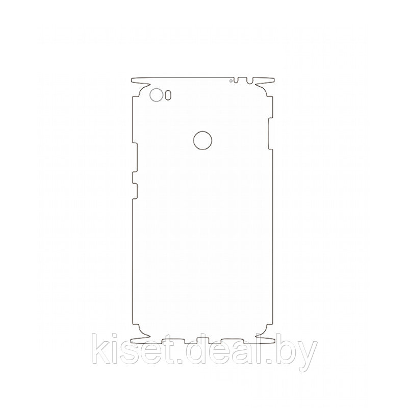 Защитная гидрогелевая пленка KST HG для Xiaomi Mi Max на заднюю крышку и боковые грани - фото 1 - id-p214998271