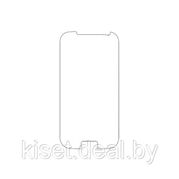 Защитная гидрогелевая пленка KST HG для Samsung Galaxy S4 (I9500) на экран до скругления прозрачная