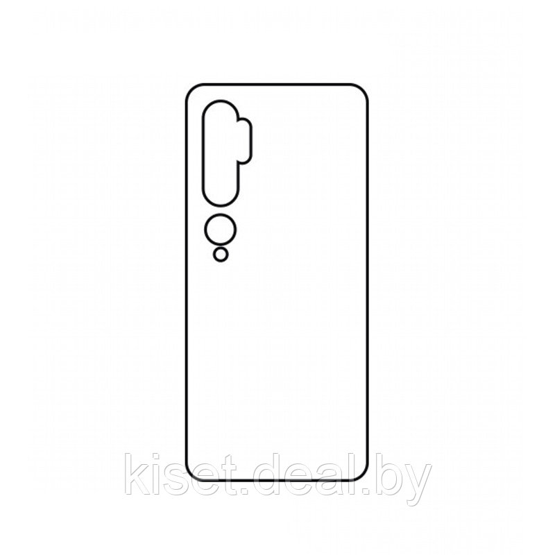 Защитная гидрогелевая пленка KST HG для Xiaomi Mi Note 10 на заднюю крышку - фото 1 - id-p214998279