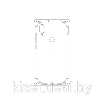 Защитная гидрогелевая пленка KST HG для Xiaomi Mi Play на заднюю крышку и боковые грани