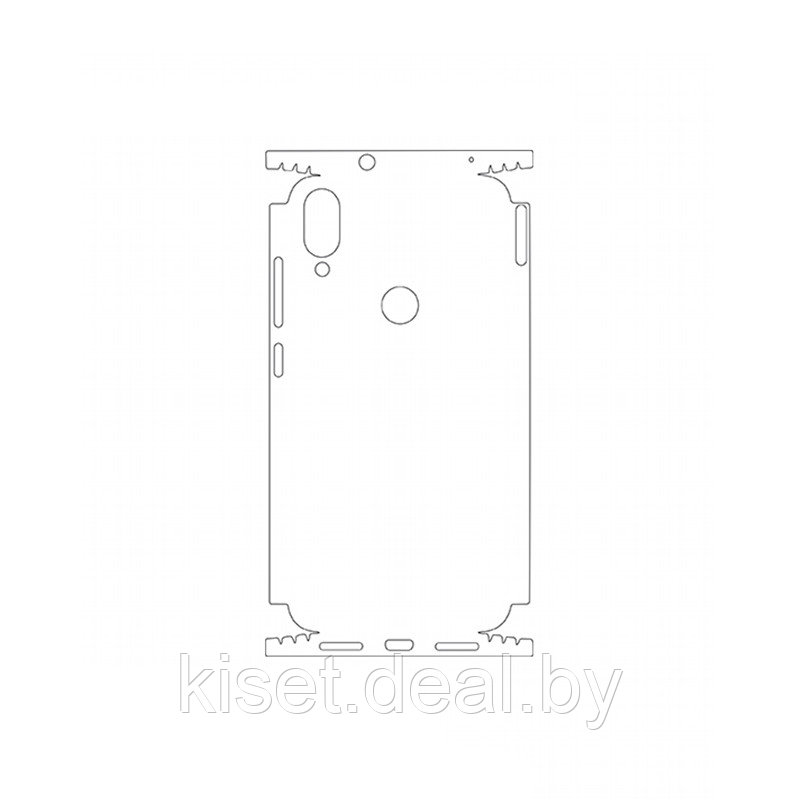Защитная гидрогелевая пленка KST HG для Xiaomi Mi Play на заднюю крышку и боковые грани - фото 1 - id-p214998286
