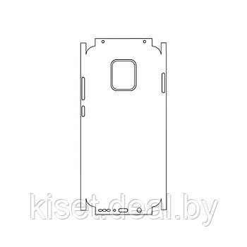 Защитная гидрогелевая пленка KST HG для Xiaomi Redmi 10X 5G на заднюю крышку и боковые грани